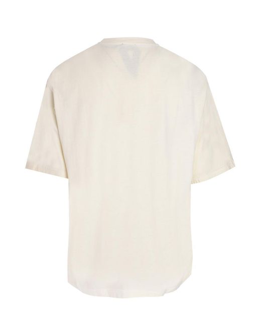 N°21 White Round Neck T-Shirt for men