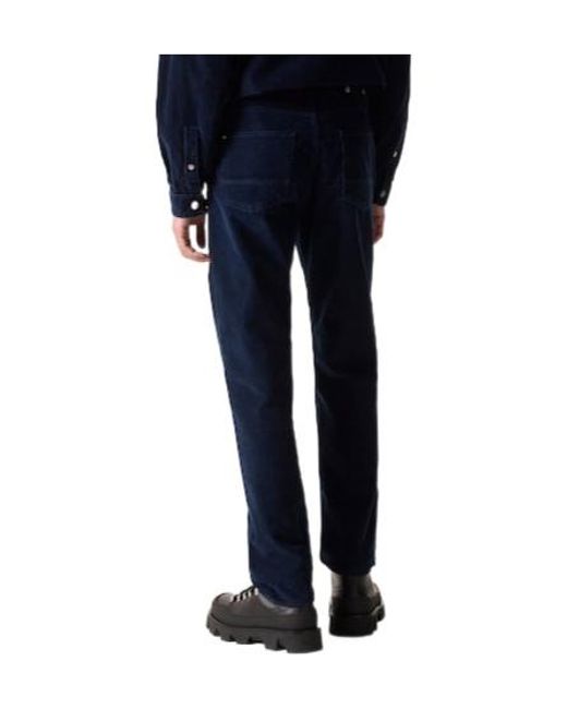 Stone Island Blue Mid-Rise Slim Jeans for men