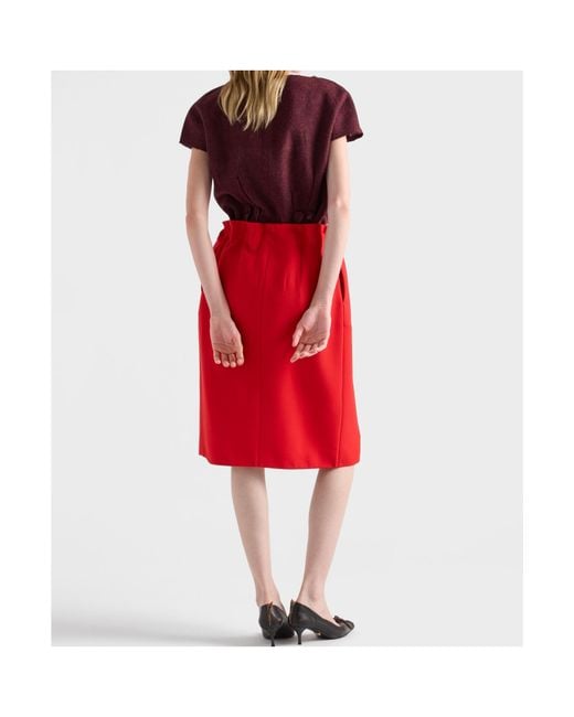 Prada Purple Shetland Wool Top