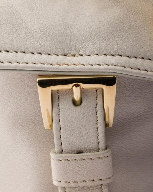 Prada Gray Explore Flap Shoulder Bag