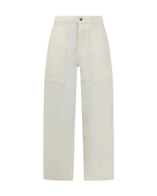 Soeur White Kurt Wide-Leg Pants
