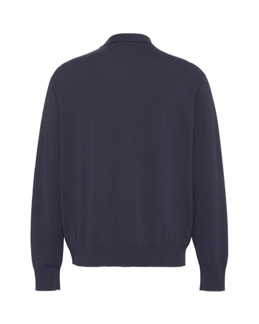 Calvin Klein Blue Monogram Relaxed Jumper for men