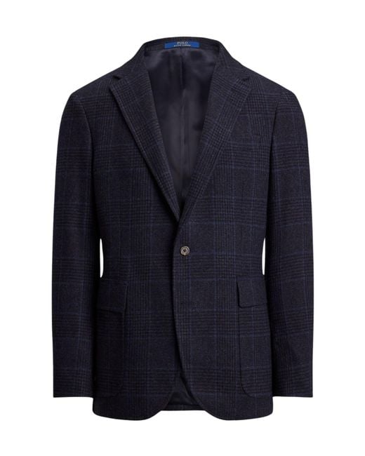 Ralph Lauren Blue Glen Check Blazer for men