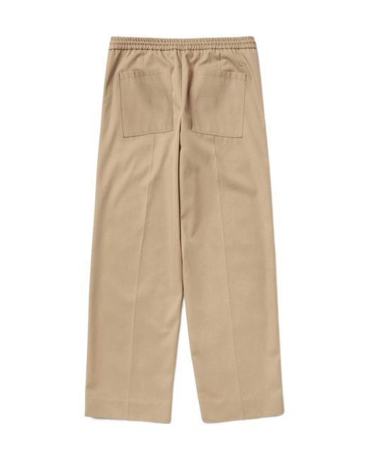 1989 STUDIO Natural Drawstring-Waist Trousers for men
