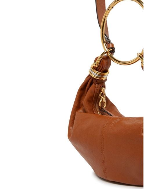 Chloé Brown Hobo Shoulder Bag