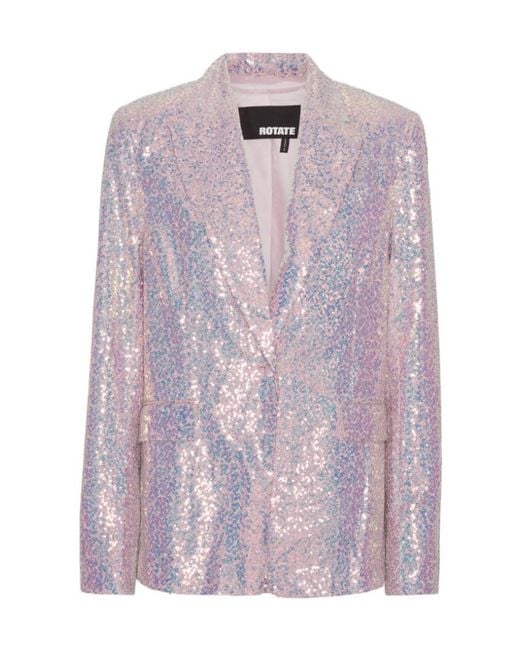 ROTATE BIRGER CHRISTENSEN Purple Blazers