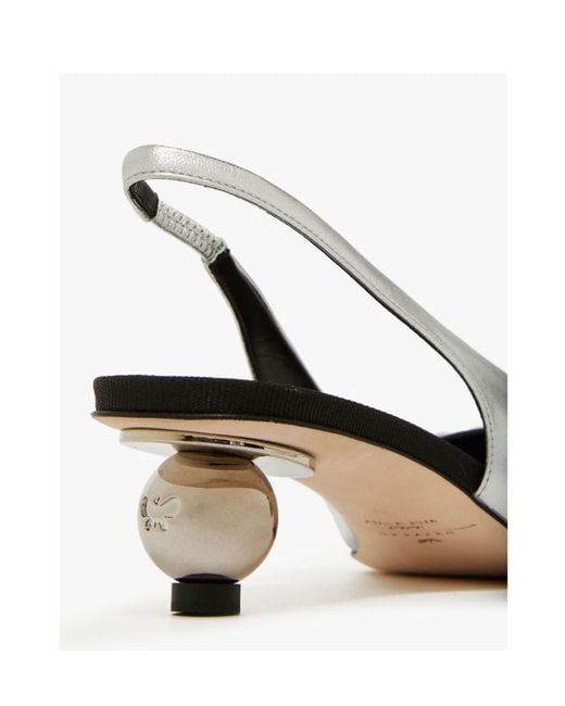 Weekend by Maxmara Metallic High-Heeled Sandals