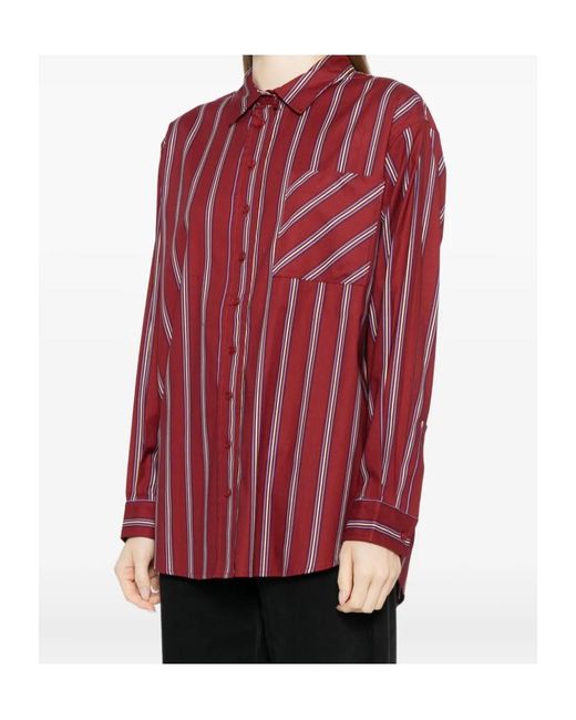 Reformation Red Eli Shirt