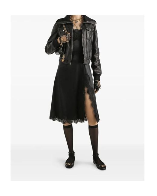 Dolce & Gabbana Black Midi Dress