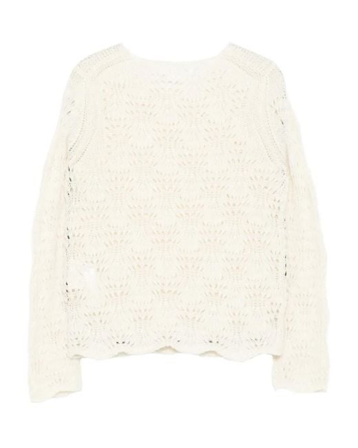Comme des Garçons Natural Knitted Top