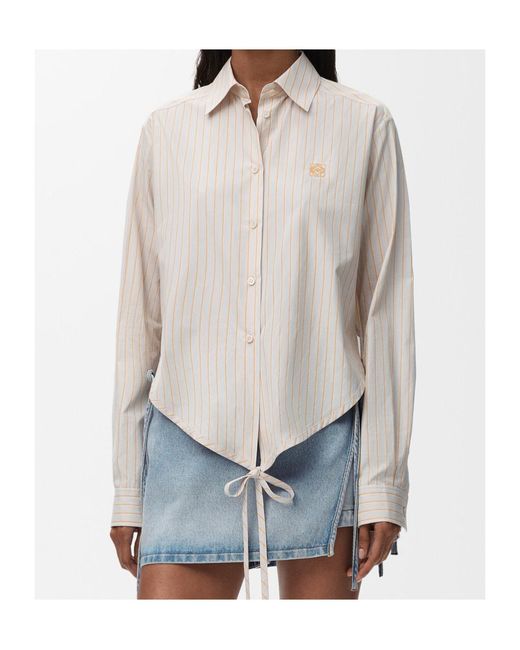 Loewe White Long-Sleeved Shirt