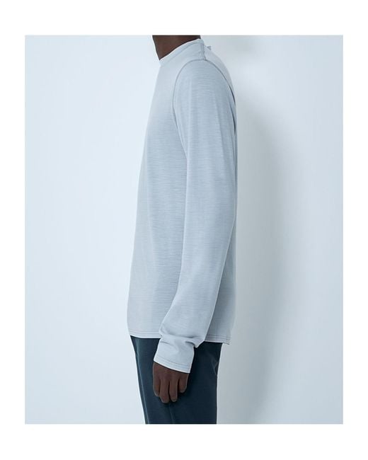 Rier Blue Polar Roundneck Jersey T-Shirt for men