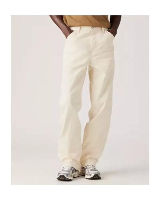 Levi's Natural 568 Straight Leg Jeans for men