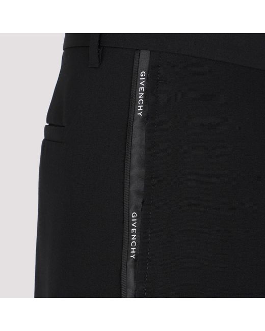 Givenchy Black Straight-Leg Tailored Pants for men