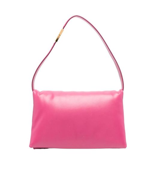 Marni Pink Logo Handbag