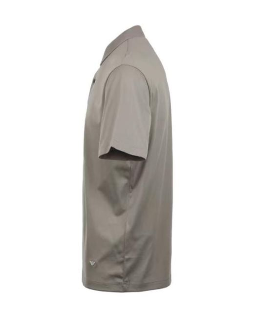 Emporio Armani Gray Short-Sleeved Polo Shirt for men