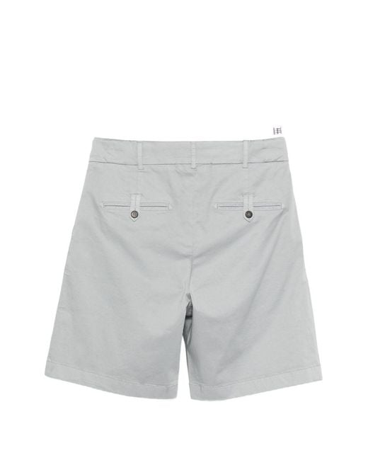 Eleventy Gray Belt Loop Shorts for men