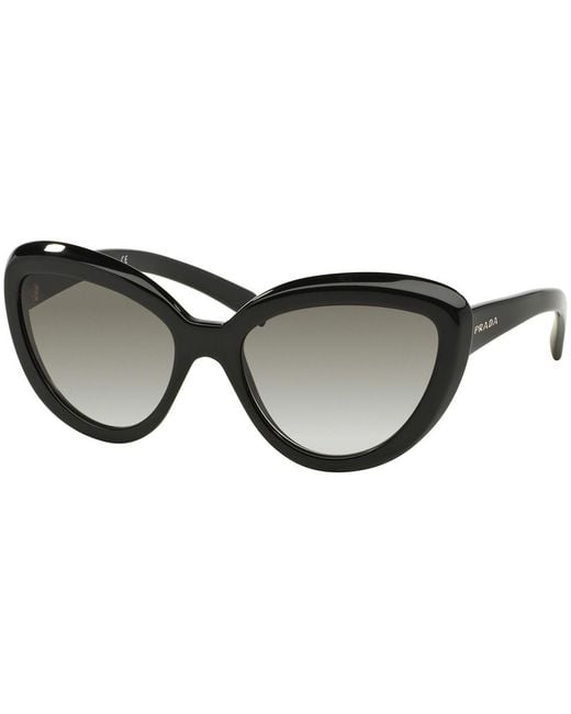 Prada White Logo Gradient Sunglasses
