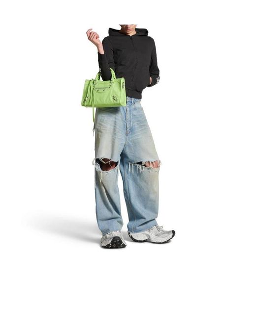 Balenciaga Green Le City Bag Small