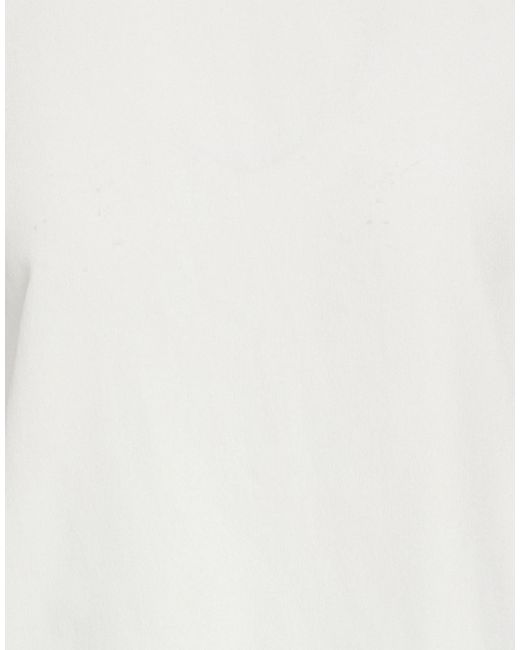 Saint Laurent White Solid Color Sleeveless Top