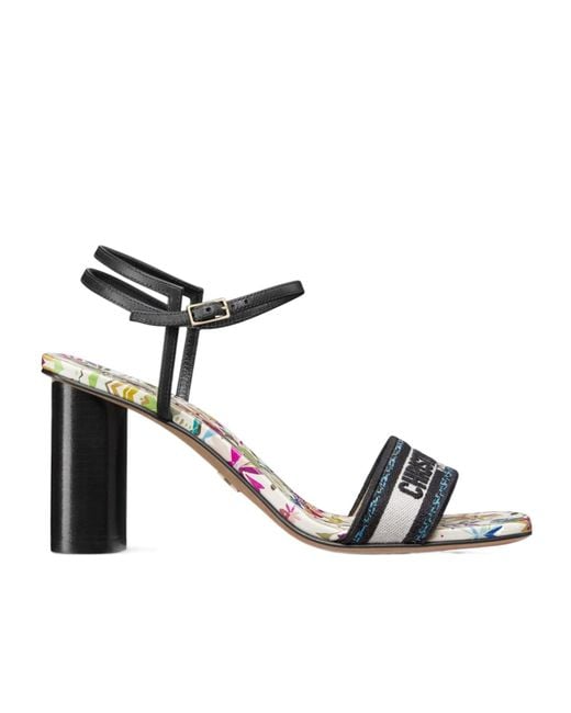 Dior Metallic Dway Heeled Sandal
