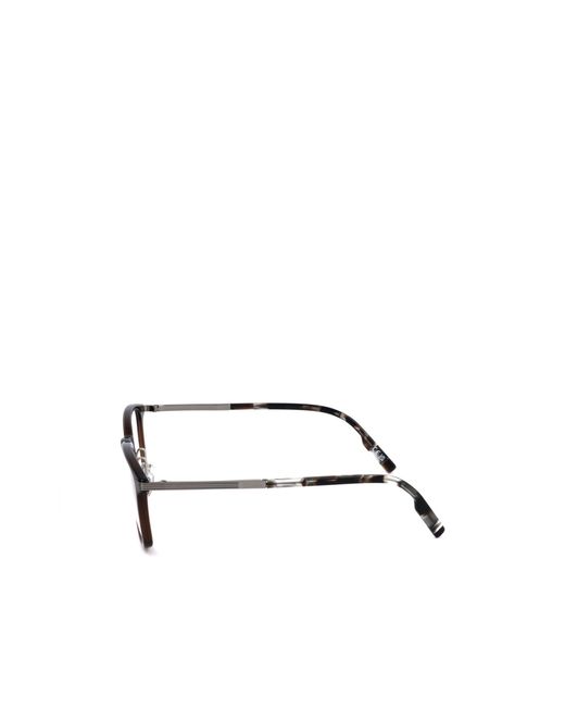 Zegna White Rectangular Frame Glasses for men