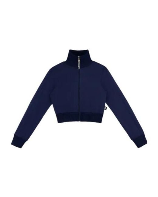 Area Blue Cropped Track Jacket