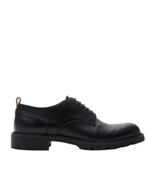 Burberry Black Rogue Derby Lace-Up Shoes for men