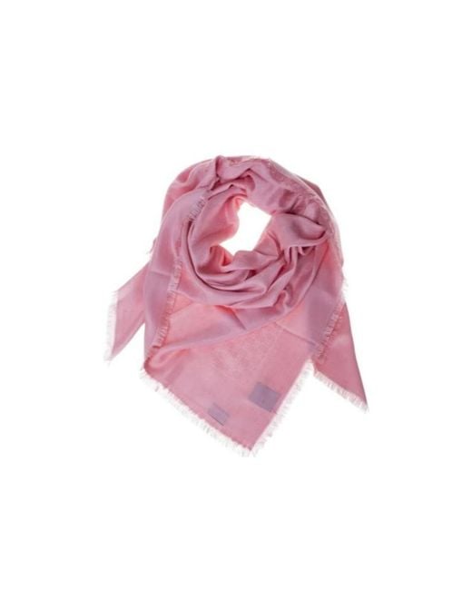 Gucci Pink Rose Scarf for men