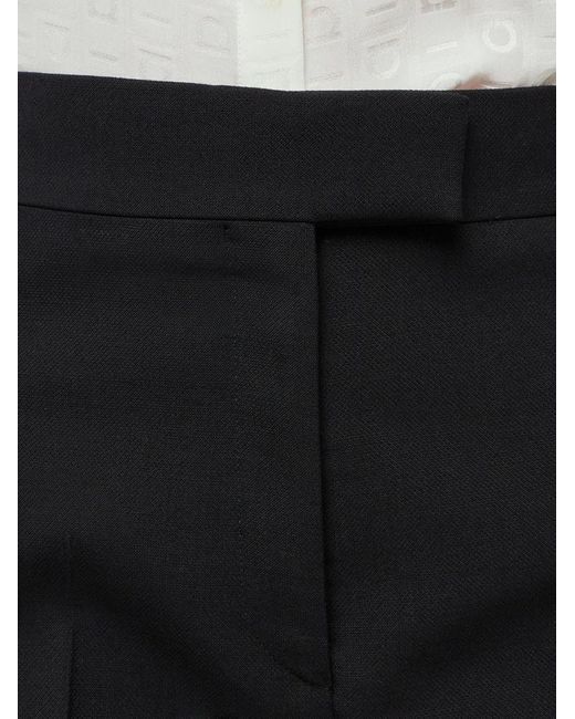 Ferragamo Black Ferragamo High Waist Tailored Trousers
