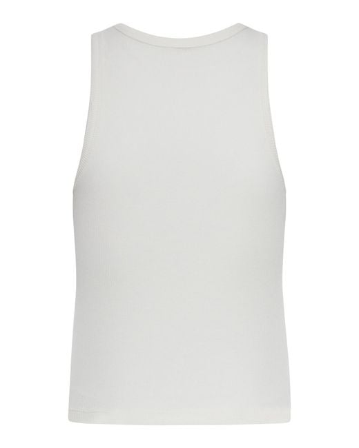 Céline White Tank Top