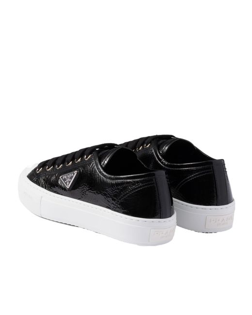 Prada Black Laced Sneakers