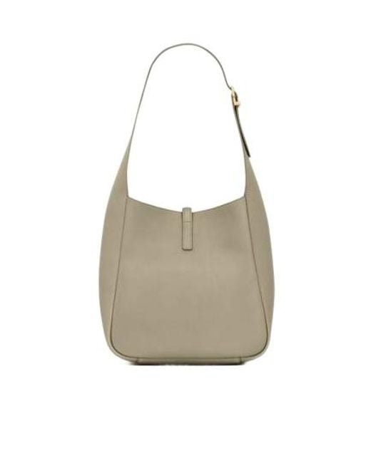 Saint Laurent Multicolor Le 5 À 7 Logo Plaque Shoulder Bag