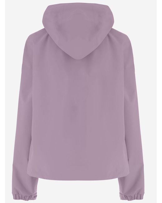 Save The Duck Purple Hooded Zip-Up Jacket