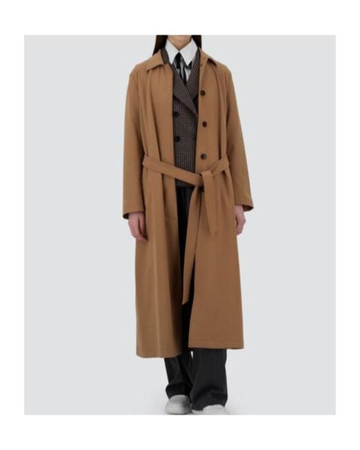 Herno Brown Belted Trench Coat