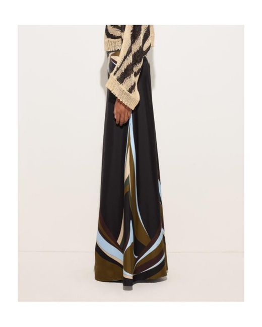 Emilio Pucci Blue Wide Trousers