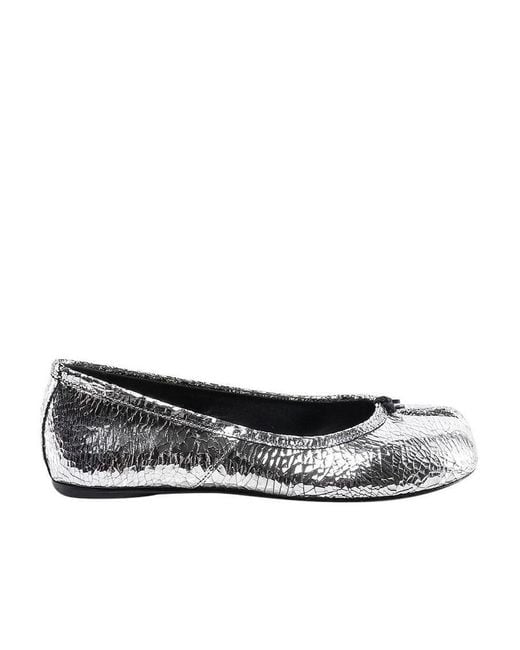 Maison Margiela Gray Slip-On Flat Shoes