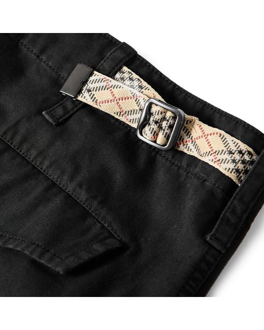 Burberry Black Workwear Casual Pants for men