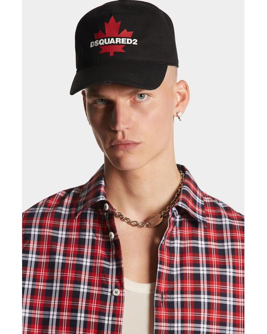 DSquared² Red Canadian Burbs Shirt for men