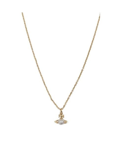Vivienne Westwood Metallic Balbina Orb Pendant Necklace