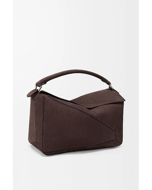 Loewe Brown Large Puzzle Tote Bag for men