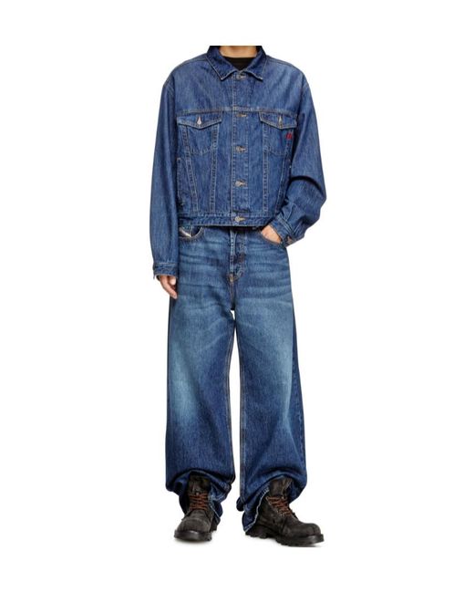DIESEL Blue D-Ranger Denim Jacket for men