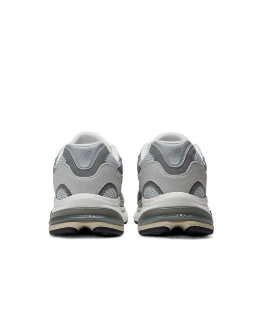 New Balance Gray 2010 Lace-Up Sneakers for men