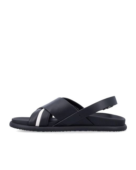 Bally Blue Nevada Buckled Sandals for men