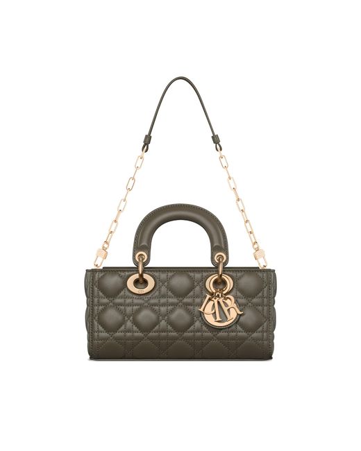 Dior Black Small Lady D-Joy Bag