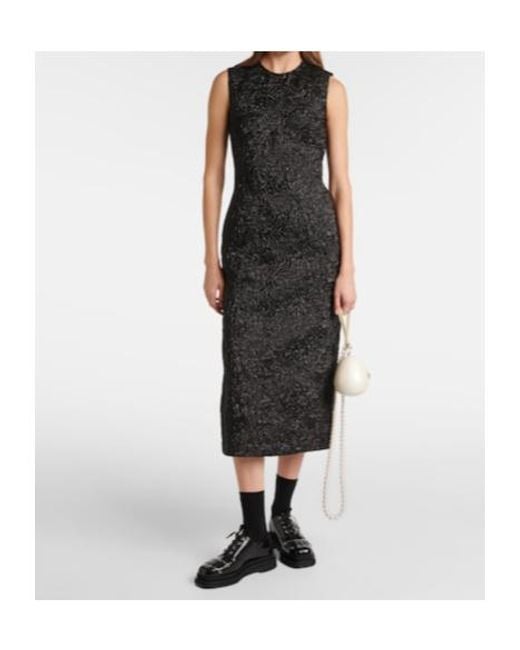 Simone Rocha Black Heart Toe Leather Platform Brogues