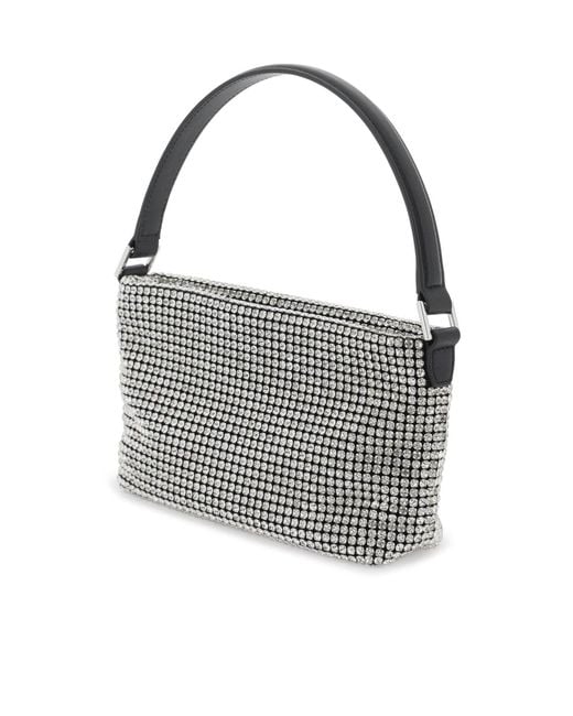 Self-Portrait Multicolor Small Diamante Embellished Zipped Tote Bag