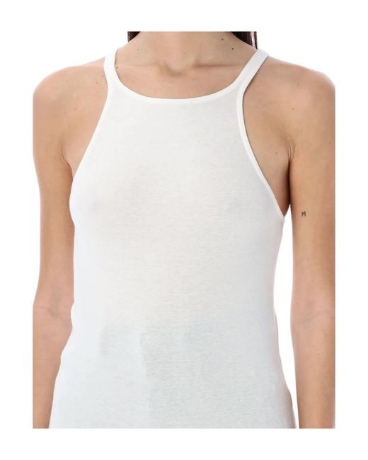 Rick Owens White Racer Top