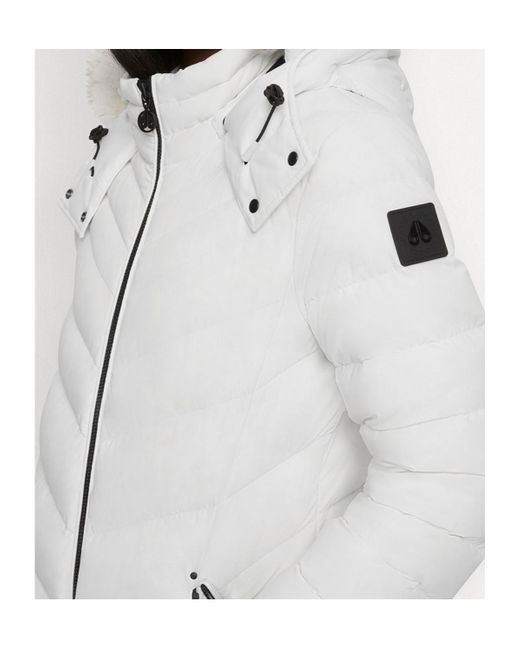 Moose Knuckles Gray Cooper Lake Faux-Fur Trim Parka