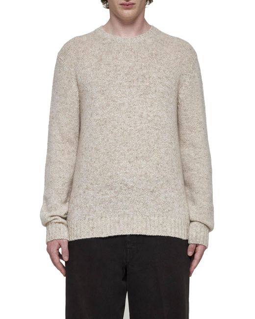 Prada White Long-Sleeved Sweater for men